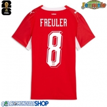 Maglie da calcio Svizzera Remo Freuler #8 Prima Maglia Femminile Mondiali 2026  Manica Corta